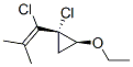 Cyclopropane, 1-chloro-1-(1-chloro-2-methyl-1-propenyl)-2-ethoxy-, cis- (9CI) CAS#: 127579-20-8