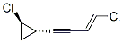 Cyclopropane, 1-chloro-2-[(3E)-4-chloro-3-buten-1-ynyl]-, (1R,2S)- (9CI) CAS#: 316377-63-6