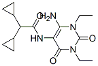 Cyclopropaneacetamide,  N-(6-amino-1,3-diethyl-1,2,3,4-tetrahydro-2,4-dioxo-5-pyrimidinyl)--alpha--cyclopropyl- CAS#: 142458-94-4