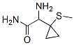 Cyclopropaneacetamide,  -alpha--amino-1-(methylthio)- CAS#: 166813-29-2