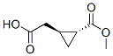Cyclopropaneacetic acid, 2-(methoxycarbonyl)-, trans- (9CI) CAS#: 175221-16-6
