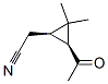 Cyclopropaneacetonitrile, 3-acetyl-2,2-dimethyl-, (1R-cis)- (9CI) CAS#: 144686-75-9