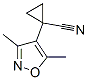 Cyclopropanecarbonitrile, 1-(3,5-dimethyl-4-isoxazolyl)- (9CI) CAS#: 116446-25-4