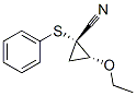 Cyclopropanecarbonitrile, 2-ethoxy-1-(phenylthio)-, trans- (9CI) CAS#: 161262-85-7