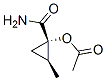 Cyclopropanecarboxamide, 1-(acetyloxy)-2-methyl-, cis- (9CI) CAS#: 123032-99-5