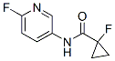 Cyclopropanecarboxamide, 1-fluoro-N-(6-fluoro-3-pyridinyl)- (9CI) CAS#: 137081-16-4