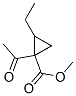 Cyclopropanecarboxylic acid, 1-acetyl-2-ethyl-, methyl ester (9CI) CAS#: 144465-34-9