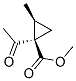 Cyclopropanecarboxylic acid, 1-acetyl-2-methyl-, methyl ester, cis- (9CI) CAS#: 129432-93-5