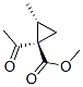 Cyclopropanecarboxylic acid, 1-acetyl-2-methyl-, methyl ester, trans- (9CI) CAS#: 129433-04-1