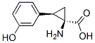 Cyclopropanecarboxylic acid, 1-amino-2-(3-hydroxyphenyl)-, (1R-trans)- (9CI) CAS#: 139561-05-0