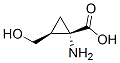 Cyclopropanecarboxylic acid, 1-amino-2-(hydroxymethyl)-, cis- (9CI) CAS#: 146453-45-4