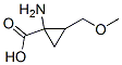 Cyclopropanecarboxylic acid, 1-amino-2-(methoxymethyl)- (9CI) CAS#: 146433-35-4