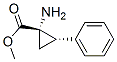 Cyclopropanecarboxylic acid, 1-amino-2-phenyl-, methyl ester, (1S-trans)- CAS#: 123806-65-5