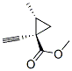 Cyclopropanecarboxylic acid, 1-ethynyl-2-methyl-, methyl ester, trans- (9CI) CAS#: 153943-61-4