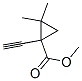 Cyclopropanecarboxylic acid, 1-ethynyl-2,2-dimethyl-, methyl ester (9CI) CAS#: 153943-63-6