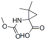 Cyclopropanecarboxylic acid, 1-[(methoxycarbonyl)amino]-2,2-dimethyl- (9CI) CAS#: 128753-44-6