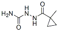 Cyclopropanecarboxylic acid, 1-methyl-, 2-(aminocarbonyl)hydrazide (9CI) CAS#: 132997-28-5