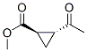 Cyclopropanecarboxylic acid, 2-acetyl-, methyl ester, (1R-trans)- (9CI) CAS#: 116949-59-8