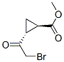 Cyclopropanecarboxylic acid, 2-(bromoacetyl)-, methyl ester, trans- (9CI) CAS#: 128515-13-9