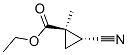 Cyclopropanecarboxylic acid, 2-cyano-1-methyl-, ethyl ester, trans- (9CI) CAS#: 142653-22-3