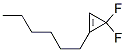 Cyclopropene, 3,3-difluoro-1-hexyl- (9CI) CAS#: 138101-01-6