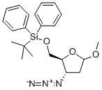 D-ERYTHRO-PENTOFURANOSIDE, METHYL 3-AZIDO-2,3-DIDEOXY-5-O-[(1,1-DIMETHYLETHYL)DIPHENYLSILYL]- CAS#: 133908-22-2