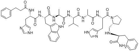 (DEAMINO-PHE6, HIS7, D-ALA11, D-PRO13-PS I(CH2NH)-P CAS#: 142061-53-8