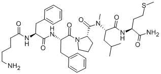 DELTA-AMINOVALERYL-PHE-PHE-PRO-N-ME-LEU-MET-NH2 CAS#: 133156-06-6