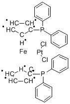 DICHLORO[1,1'-BIS(DIPHENYLPHOSPHINO)FERROCENE]-PLATINUM(II) CAS#: 146864-46-2
