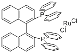 DICHLORO[(R)-(+)-2,2'-BIS(DIPHENYLPHOSPHINO)-1,1'-BINAPHTHYL]RUTHENIUM (II) CAS#: 132071-87-5