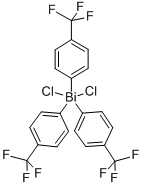 DICHLOROTRIS(4-TRIFLUOROMETHYLPHENYL)BISMUTH CAS#: 121882-75-5
