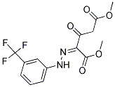 DIMETHYL 3-OXO-2-(2-[3-(TRIFLUOROMETHYL)PHENYL]HYDRAZONO)PENTANEDIOATE CAS#: 121582-47-6