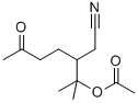 DL-3-(1-ACETOXY-1-METHYLETHYL)-6-OXOHEPTANENITRILE CAS#: 131447-89-7