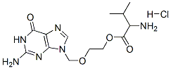 DL-Valine, 2-[(2-amino-1,6-dihydro-6-oxo-9H-purin-9-yl)methoxy]ethyl ester, monohydrochloride CAS#: 142963-71-1