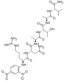 DNP-ARG-ASN-ALA-THR-ALA-VAL-NH2 CAS#: 153919-61-0