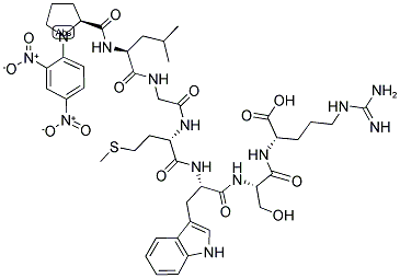 DNP-PRO-LEU-GLY-MET-TRP-SER-ARG-OH CAS#: 135662-07-6