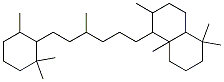 Decahydro-1,1,4a,6-tetramethyl-5-[4-methyl-6-(2,2,6-trimethylcyclohexyl)hexyl]naphthalene CAS#: 468-83-7