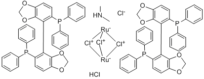 Diacetato[(R)-(+)-2,2'-bis(diphenylphosphino)-1,1'-binaphthyl]ruthenium(II) CAS#: 346457-41-8