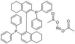 Diacetato[(S)-(-)-2,2'-bis(diphenylphosphino)-5,5',6,6',7,7',8,8'-octahydro-1,1'-binaphthy]ruthenium(II) CAS#: 142962-95-6