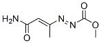 Diazenecarboxylic acid, (3-amino-1-methyl-3-oxo-1-propenyl)-, methyl ester (9CI) CAS#: 130649-46-6