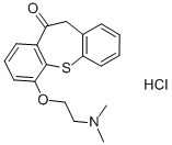 Dibenzo(b,f)thiepin-10(11H)-one, 6-(2-(dimethylamino)ethoxy)-, hydroch loride CAS#: 125981-89-7