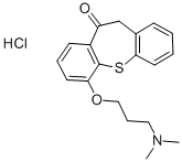 Dibenzo(b,f)thiepin-10(11H)-one, 6-(3-(dimethylamino)propoxy)-, hydroc hloride CAS#: 125981-92-2