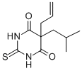 Dihydro-5-(2-methylpropyl)-5-isopropyl-2-thioxopyrimidine-4,6(1H,5H)-dione CAS#: 468-65-5