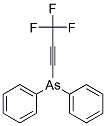 Diphenyl(3,3,3-trifluoro-1-propynyl)arsine CAS#: 33730-50-6