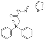 (Diphenylphosphinyl)acetic acid (2-thienylmethylene)hydrazide CAS#: 135689-14-4