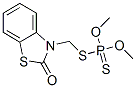 Dithiophosphoric acid O,O-dimethyl S-(2-oxobenzothiazol-3(2H)-ylmethyl) ester CAS#: 30725-72-5