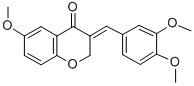(E)-2,3-Dihydro-3-((3,4-dimethoxyphenyl)methylene)-6-methoxy-4H-1-benz opyran-4-one CAS#: 130688-89-0