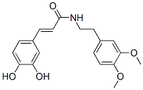(E)-3-(3,4-Dihydroxyphenyl)-N-(3,4-dimethoxyphenethyl)propenamide CAS#: 136944-24-6