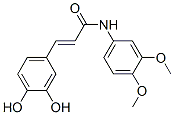(E)-3-(3,4-Dihydroxyphenyl)-N-(3,4-dimethoxyphenyl)propenamide CAS#: 136944-22-4