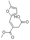 (E)-3-(Methoxycarbonyl)-4-(5-methylfuran-2-yl)but-3-enoic acid CAS#: 37978-59-9